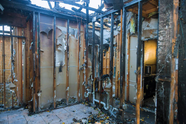 Professional Fire Damage Removal technician working in Corinth, TX
